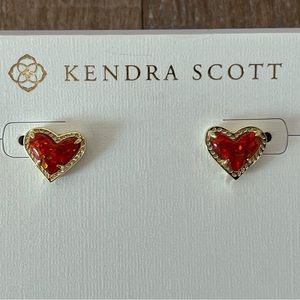 Kendra Scott Heart Earrings
